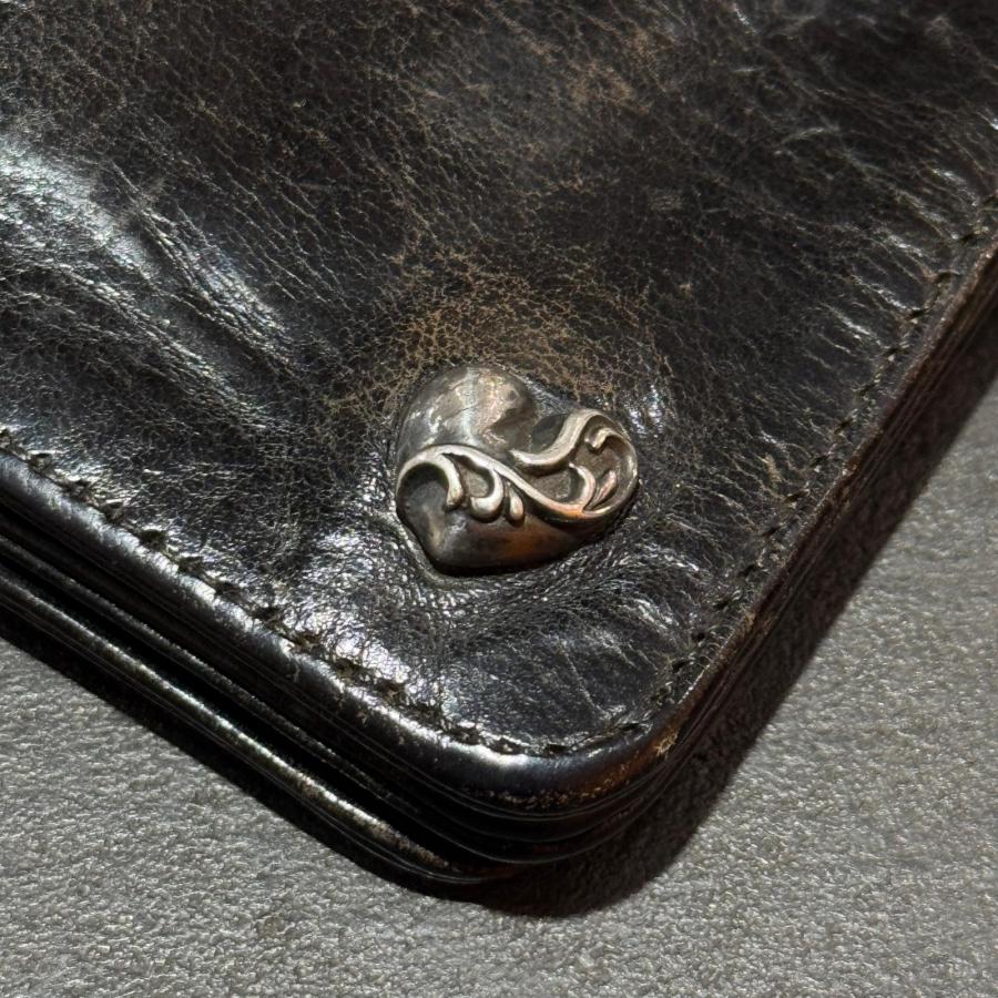 CHROME HEARTS クロムハーツ 1 ZIP HEART 1ジップ ハートボタン レザー