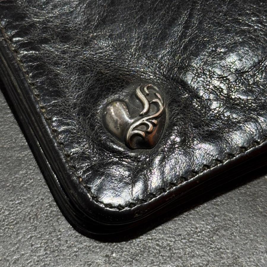 CHROME HEARTS クロムハーツ 1 ZIP HEART 1ジップ ハートボタン レザー