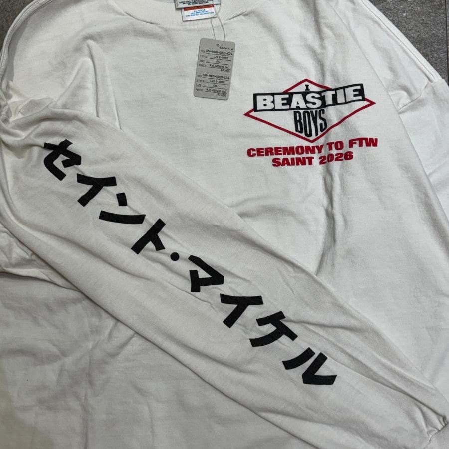 SAINT MICHAEL セントマイケル BTB_LS T-SHIRT/BEASTIEBOYS ビースティ
