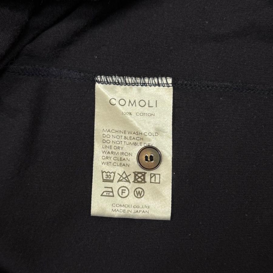 COMOLI コモリ 23SS ジャージ コモリシャツ X01-05016 ネイビー 2