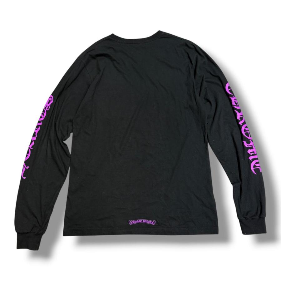 CHROME HEARTS ネックロゴロングスリーブTシャツ CHROME HEARTS クロムハーツ Neck Logo L/S Tee ネックロゴロング