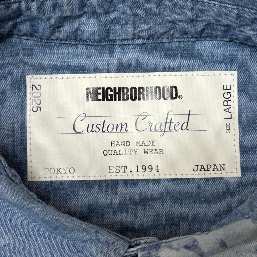 NEIGHBORHOOD（ネイバーフッド） 25AW GARMENT BLEACH CHAMBRAY SHIRT