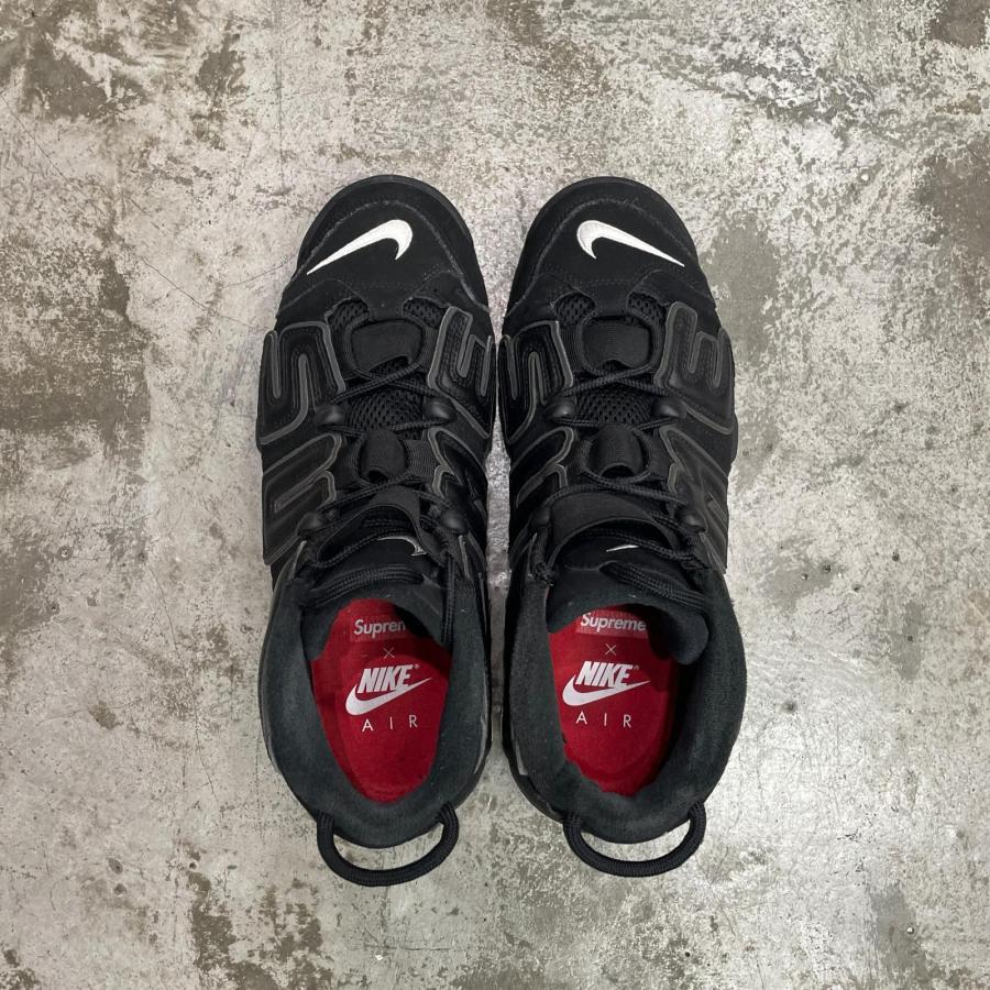 NIKE ナイキ ×SUPREME シュプリーム AIR MORE UPTEMPO 902290-001 スニーカー エアモアアップテンポ ブラック NIKE（ナイキ） × Supreme シュプリーム 17SS AIR MORE UPTEMPO アップ
