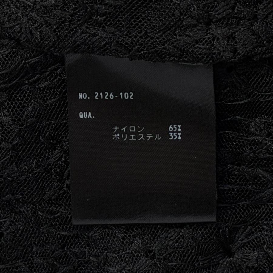 LAD MUSICIAN（ラッドミュージシャン） TULLE EMBROIDERY LACE HOODED