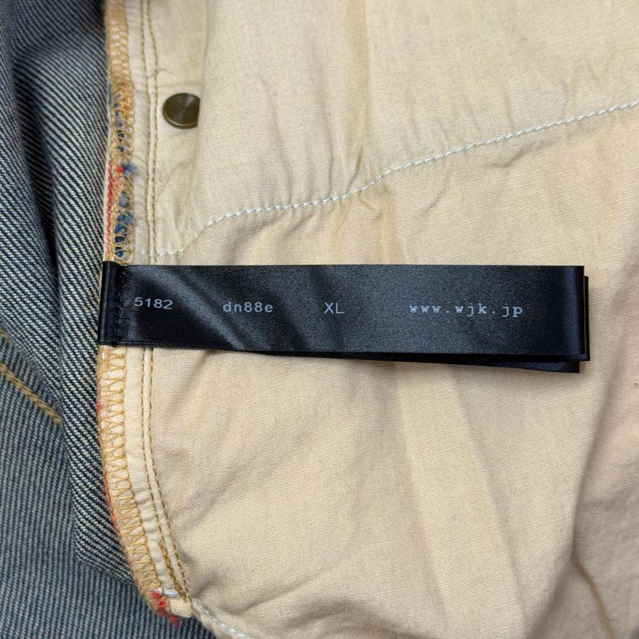 wjk 未使用品 ダブルジェイケイ tight straight selvedge denim タイト