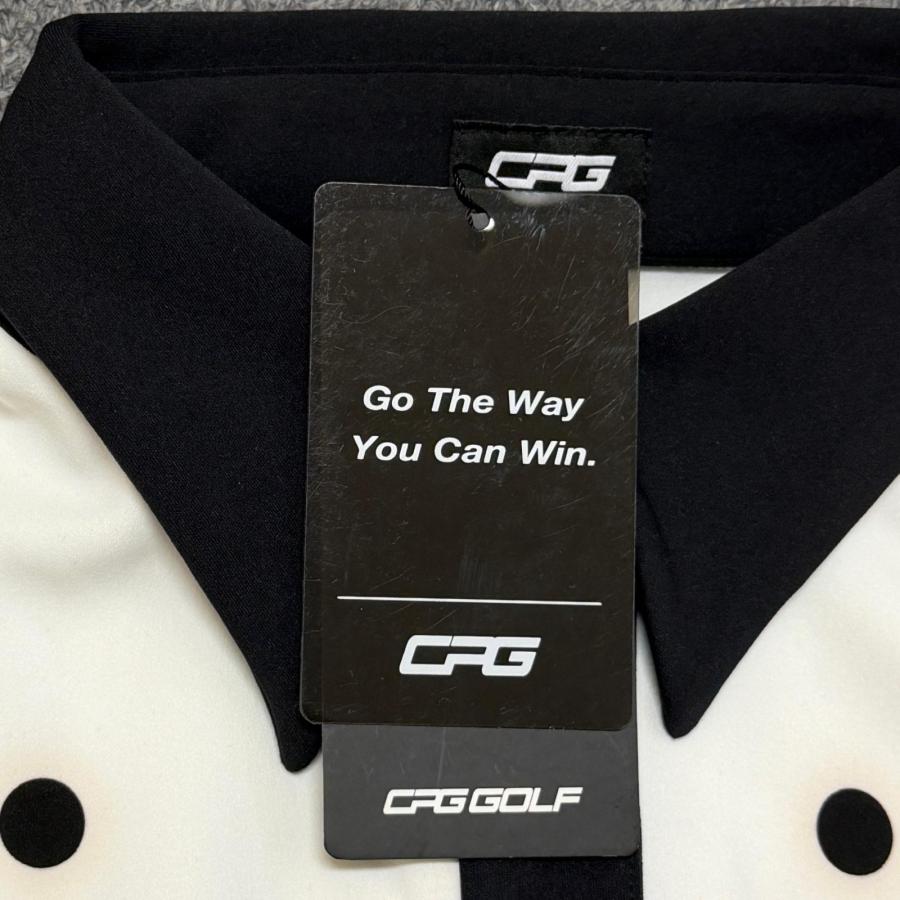 未使用品 CPG GOLF シーピージーゴルフ ノースリーブストレッチポロ