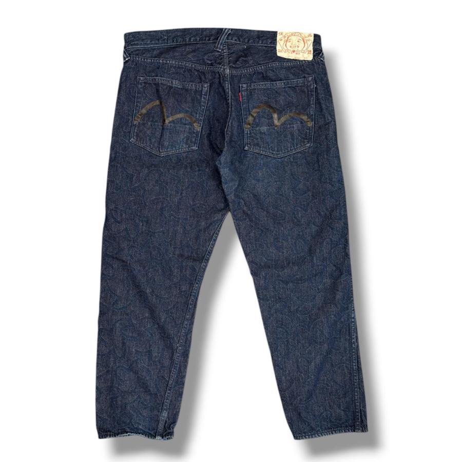 EVIS 総柄デニムパンツ ジーンズ エビス Lot.5500 インディゴ 38 （19952M） EVIS エビス 総柄デニムパンツ ジーンズ Lot.5500 インディゴ 38