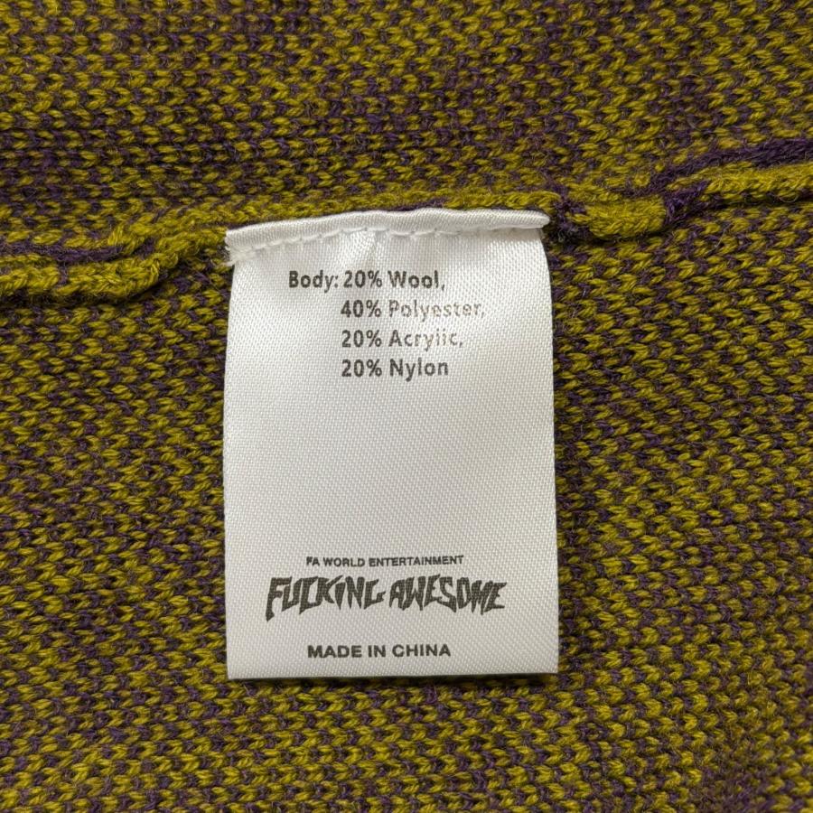 FUCKING AWESOME ファッキンオーサム STRETCHED STAMP CARDIGAN