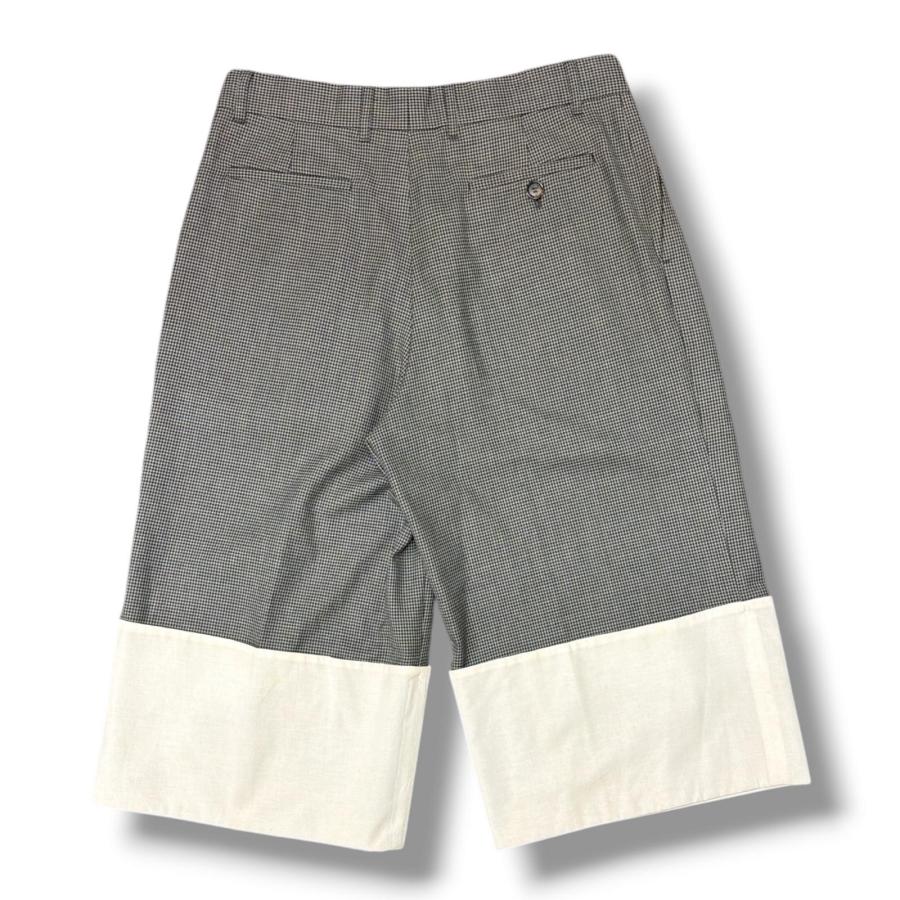 国内正規 LOEWE Houndstooth Cropped Pants 千鳥格子クロップドパンツ スラックス ロエベ H2102511IC グレー 48 （20188M） LOEWE（ロエベ） Houndstooth Cropped Pants 千鳥格子クロップドパンツ