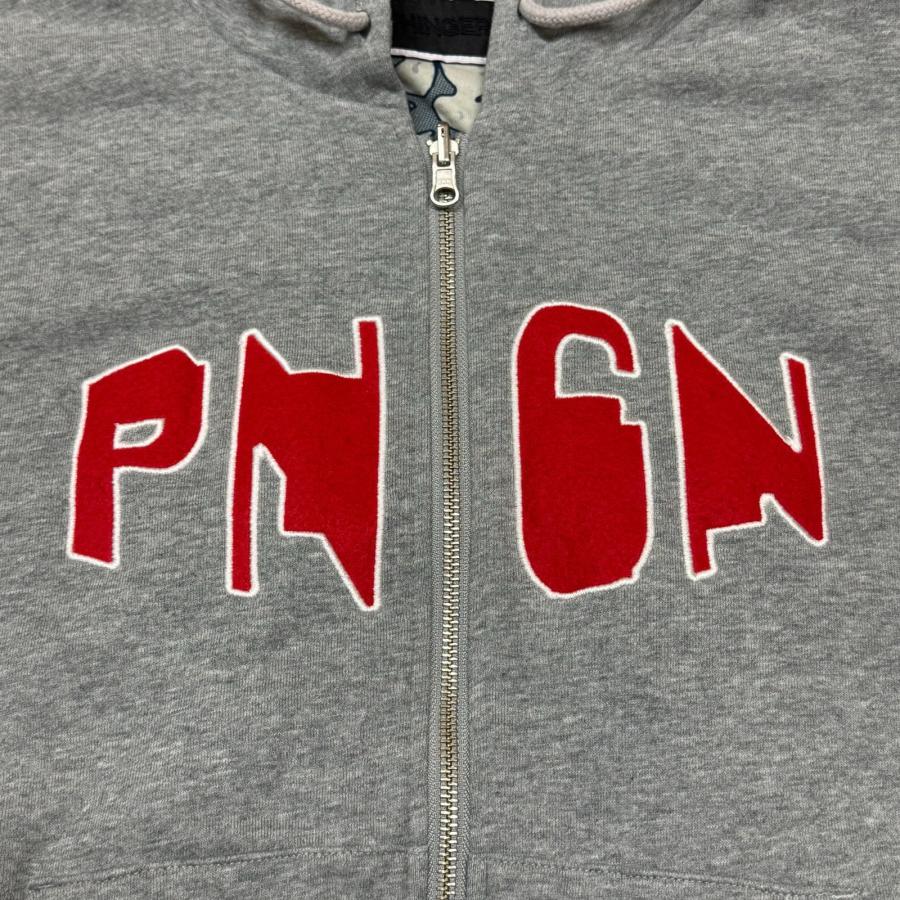 PHINGERIN フィンガリン 25SS PNGN ZIP HOODIE HEATHER GREY ジップ