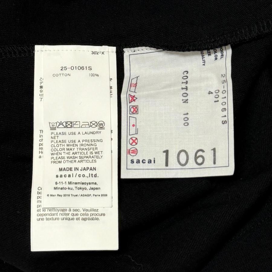 sacai（サカイ） 25AW MAN RAYプリントTシャツ マンレイ 半袖