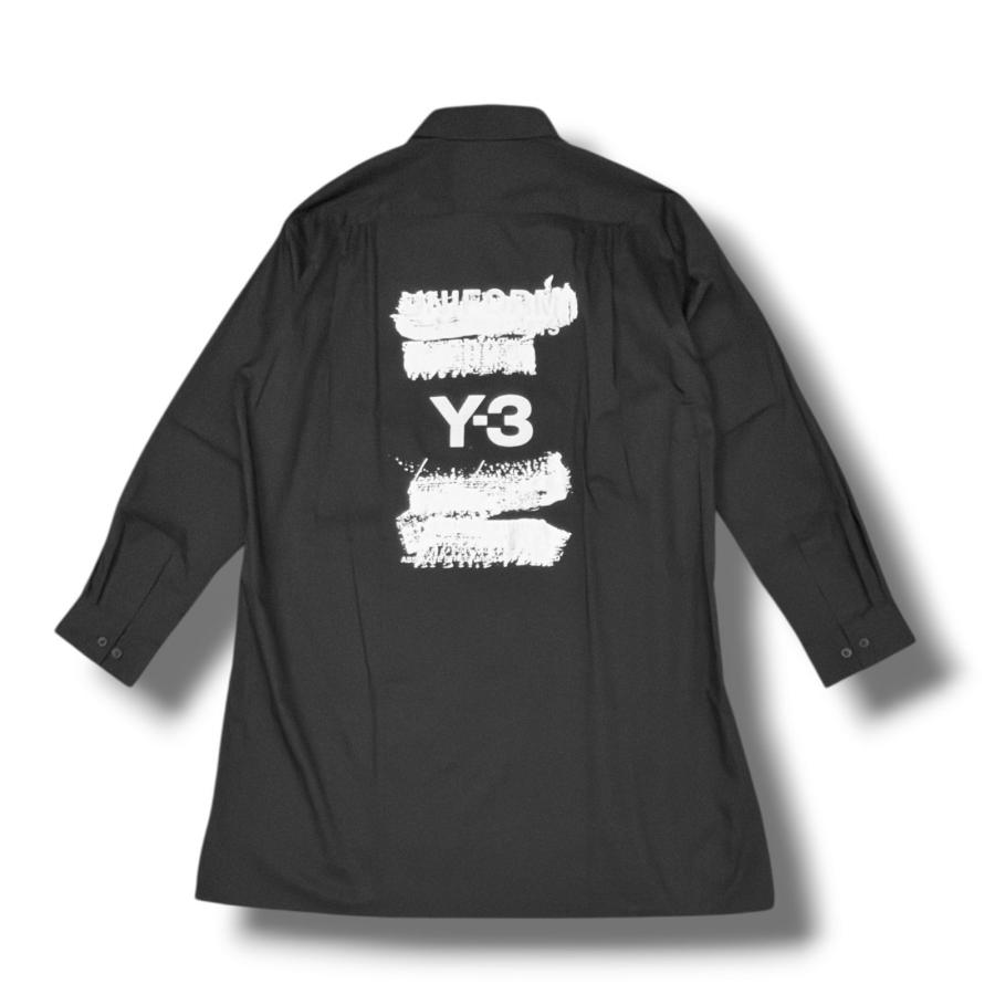 未使用品 Y-3 ワイスリー U GFX LOGO SHIRTS ロゴシャツ 長袖シャツ Y3