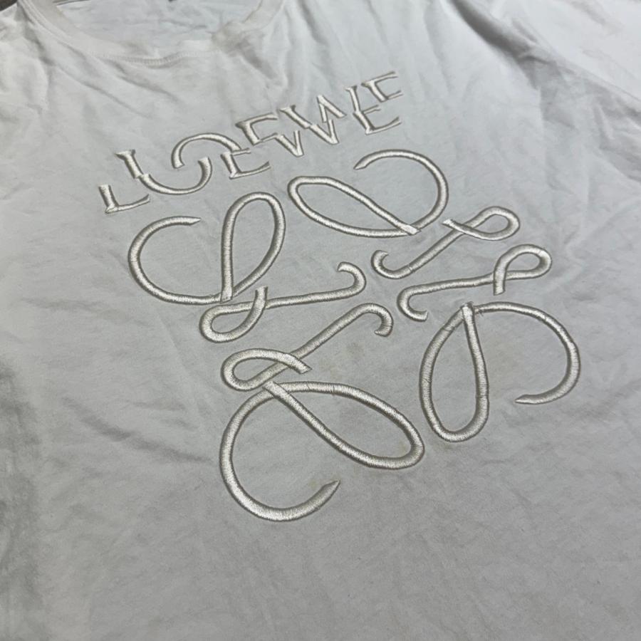 LOEWE（ロエベ） アナグラム ロゴ 刺繍Tシャツ H526Y22XAG ホワイト M