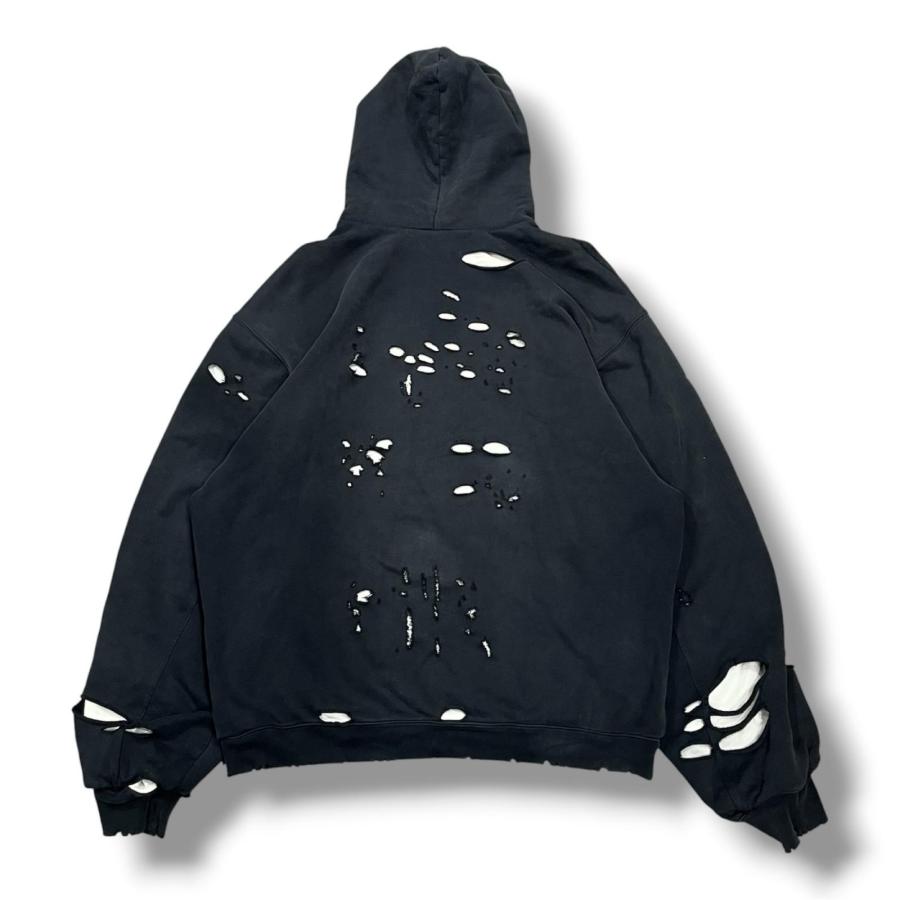 BALENCIAGA デストロイパーカー BALENCIAGA（バレンシアガ） Destroyed Hoodie デストロイ ダメージ