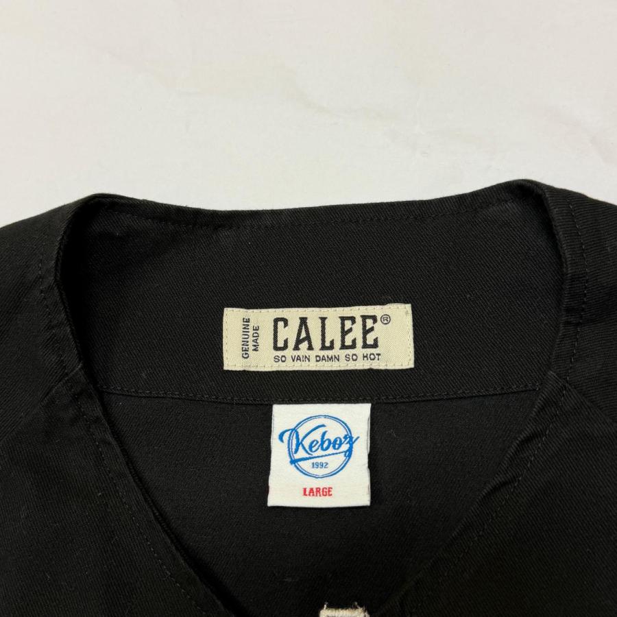 CALEE（キャリー） 参考上代17600円 × KEBOZ BASEBALL SHIRT ベース