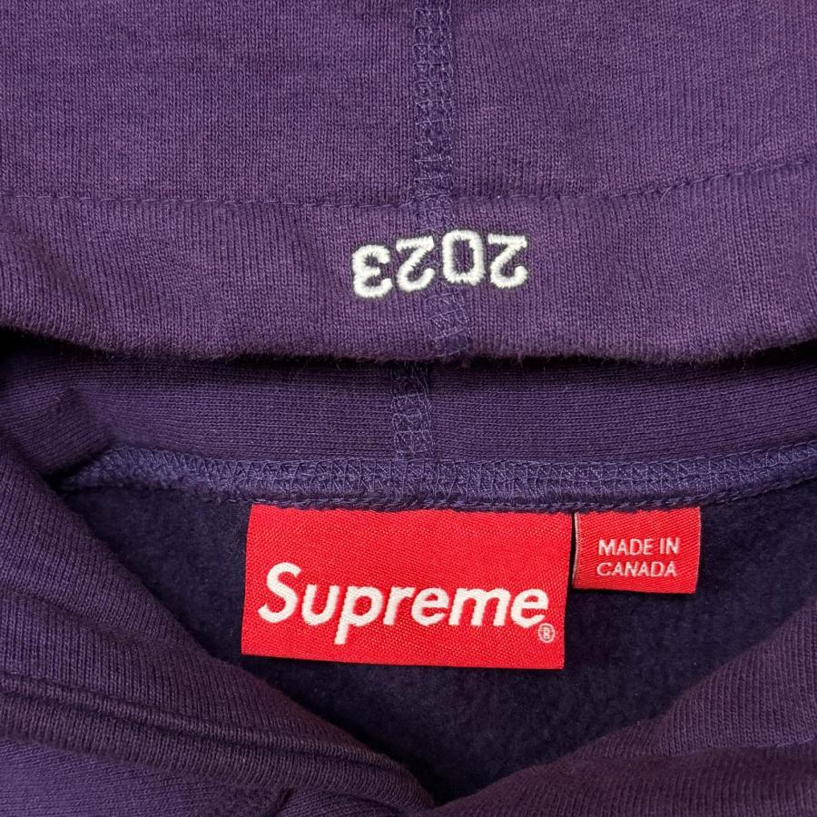 国内正規 Supreme 23AW Box Logo Hooded Sweatshirt ボックスロゴフーディー スウェットパーカー シュプリーム パープル XL （2925M）_2