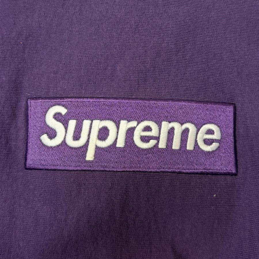 国内正規 Supreme 23AW Box Logo Hooded Sweatshirt ボックスロゴフーディー スウェットパーカー シュプリーム パープル XL （2925M）_3