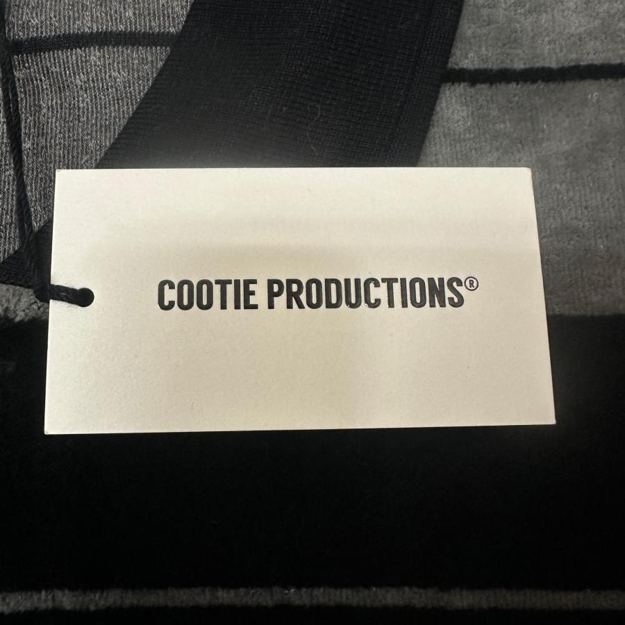 未使用 COOTIE PRODUCTIONS〓 25SS Velour Border S/S Polo ベロア