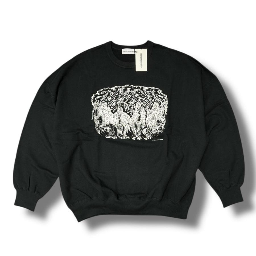 未使用 COOTIE PRODUCTIONS 24AW Print Sweat Crew プリントクルー