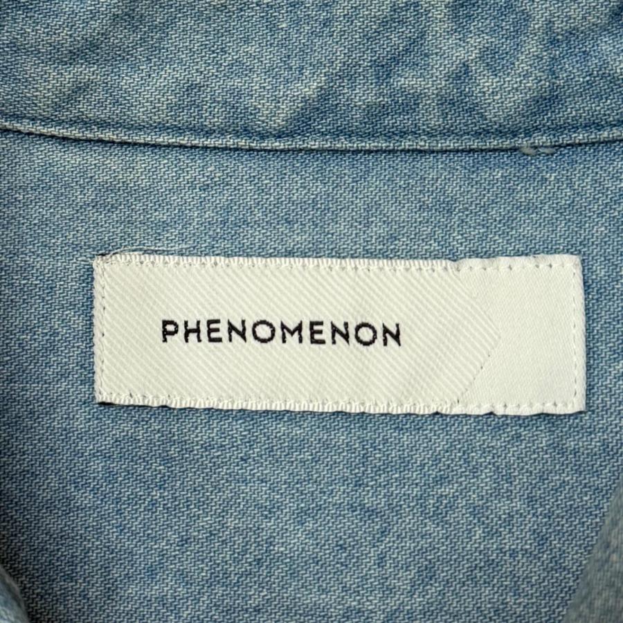 PHENOMENON（フェノメノン） PHENOMENON 16SS ドッキングデニムシャツ 