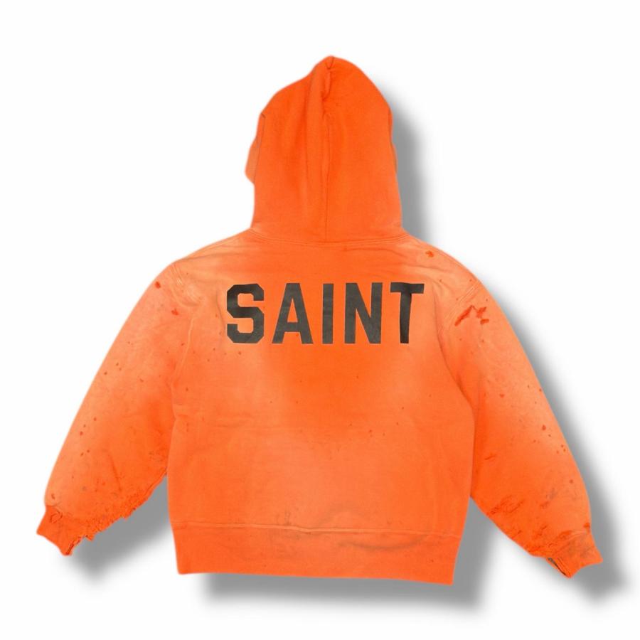 SAINT セントマイケル 25AW ベルベルジン パーカー オレンジ L 参考上代128700円 SAINT MICHAEL × BerBerJin 25AW BB_DBL FACE HOODIE
