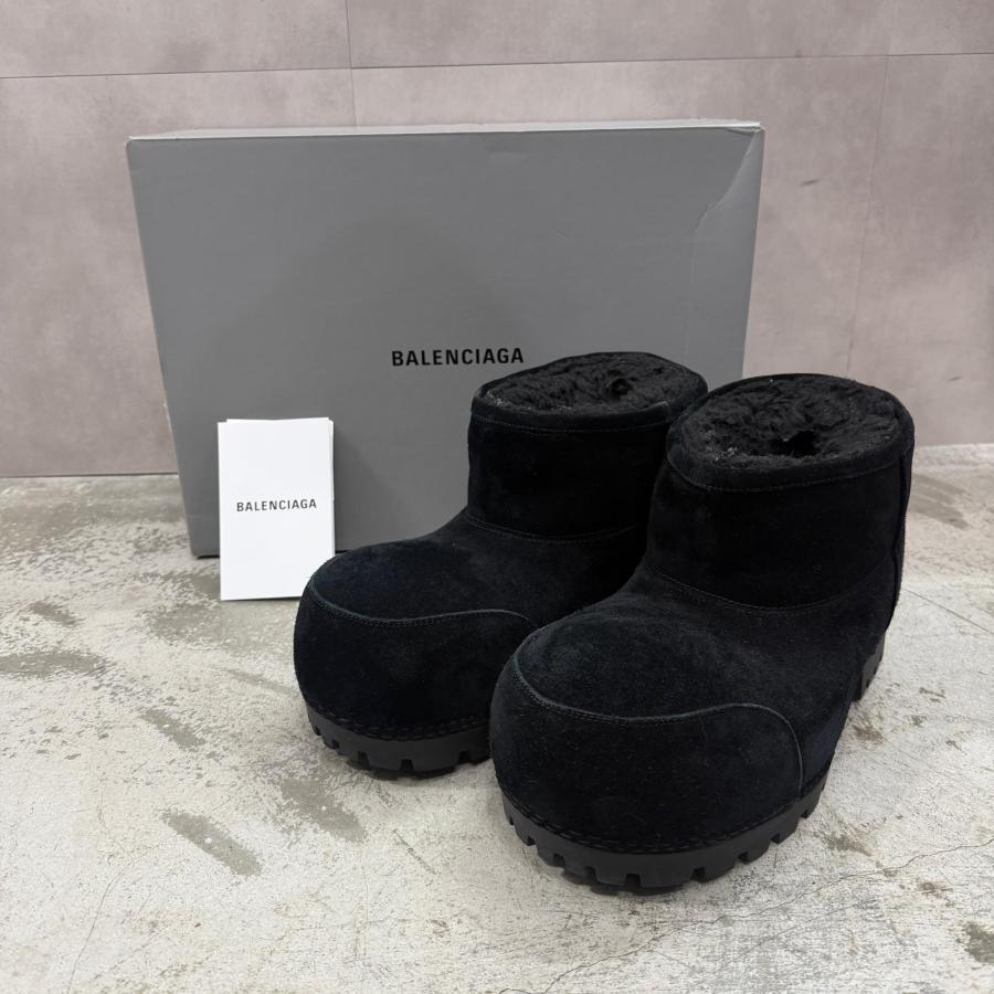BALENCIAGA（バレンシアガ） Alaska Fur Bootie アラスカ ファーブーツ