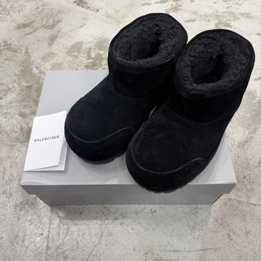 BALENCIAGA（バレンシアガ） Alaska Fur Bootie アラスカ ファーブーツ