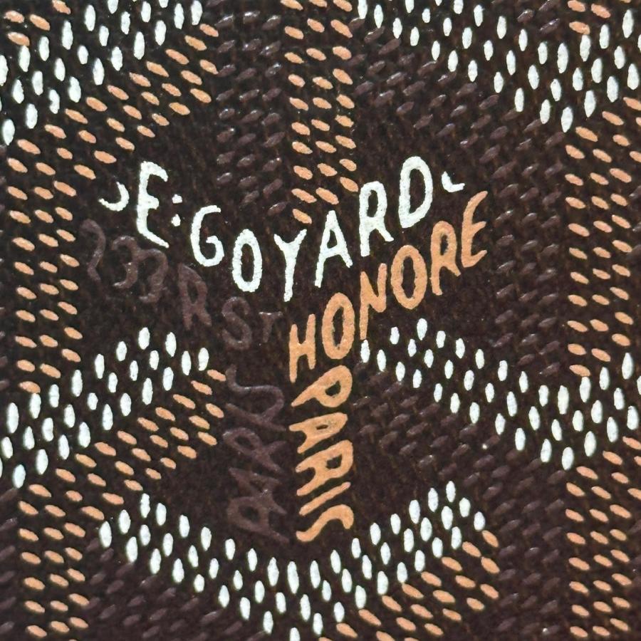 新品同様 GOYARD ゴヤール MARIGNY マリニー 財布 二つ折り ケース 小銭入れ ミニ コンパクト 黒 ブラック メンズ レディース 古着 中古 USED GOYARD（ゴヤール） 二つ折り財布 MATIGNON PM マティニョン PM