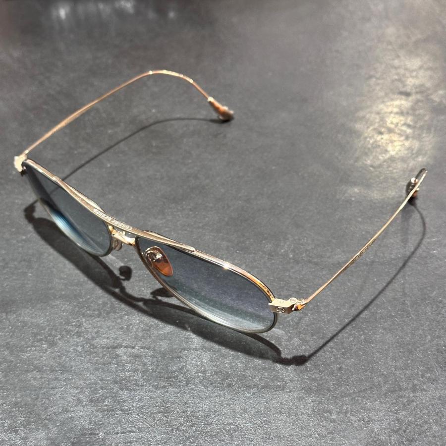 CHROME HEARTS BONE PRONE IV 18KGP ティアドロップ型サングラス 