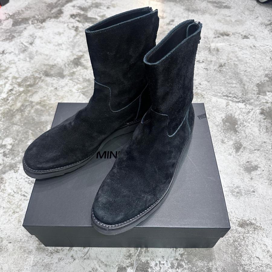 MINEDENIM Suede Leather Boots スエード レザー ブーツ マインデニム