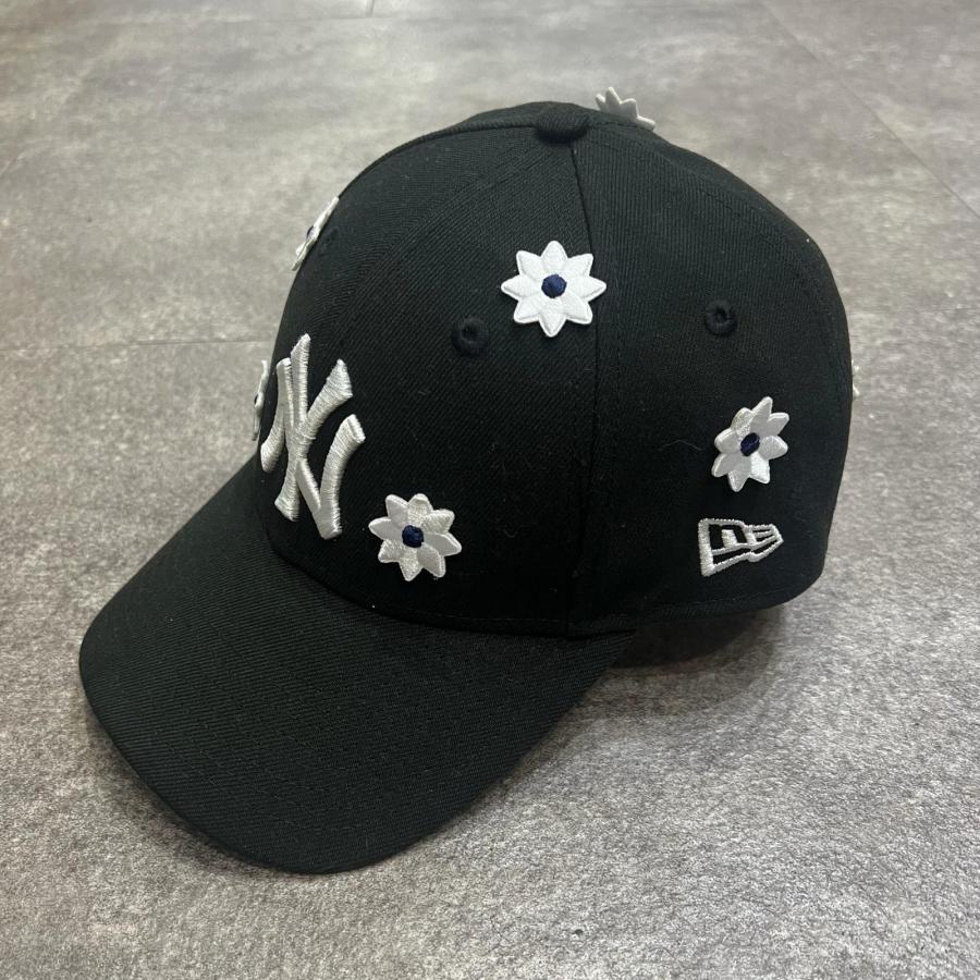 ニューエラ　NEWERA ニックギア 3Dフラワーキャップ(ネイビー) NEW ERA（ニューエラ） × NICK GEAR ニックギア 9FORTY 3D flower cap