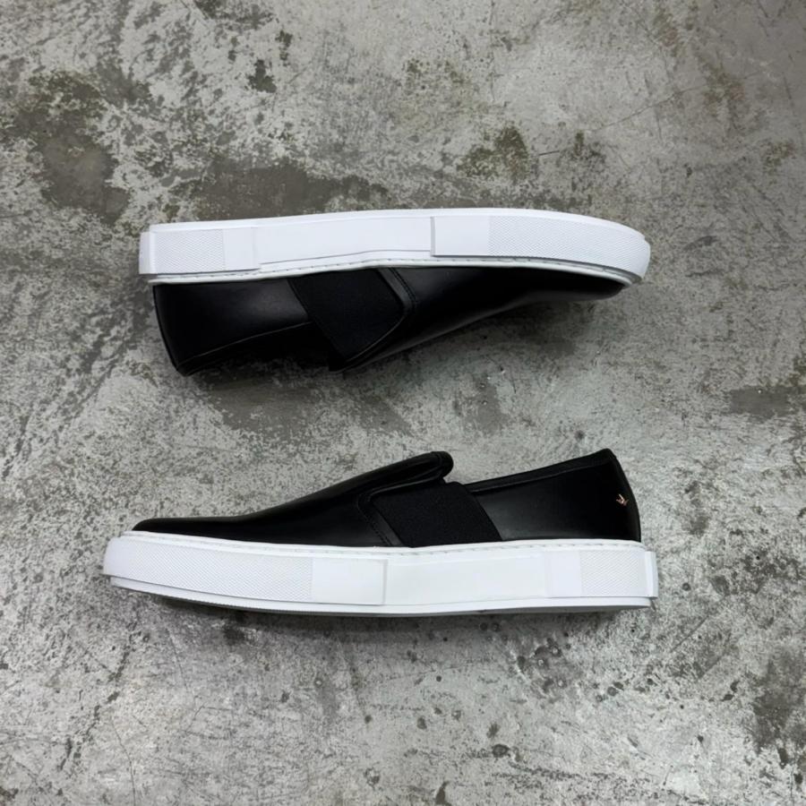 参考上代88000円 未使用 1piu1uguale3 SLIP-ON カウレザー スリッポン 