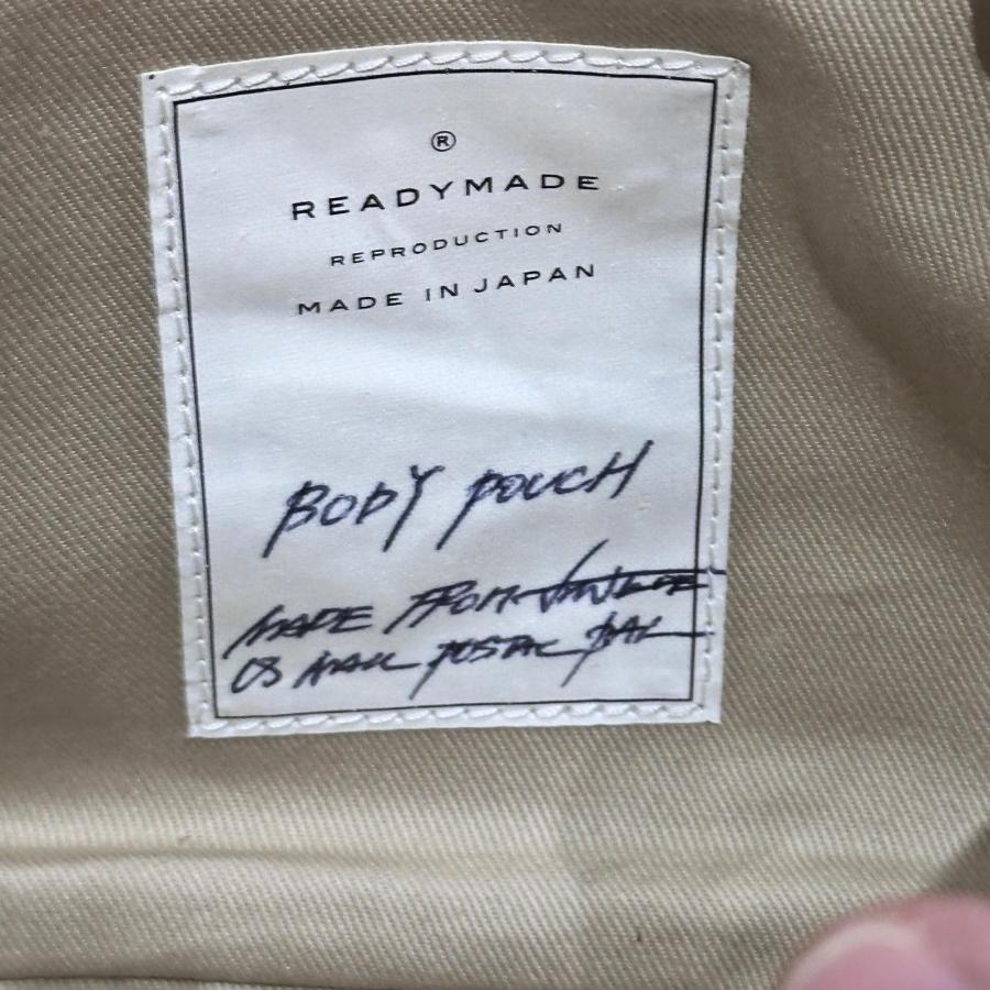 READYMADE BODY POUCH/WHITE ボディーバッグ ショルダーバッグ レディ