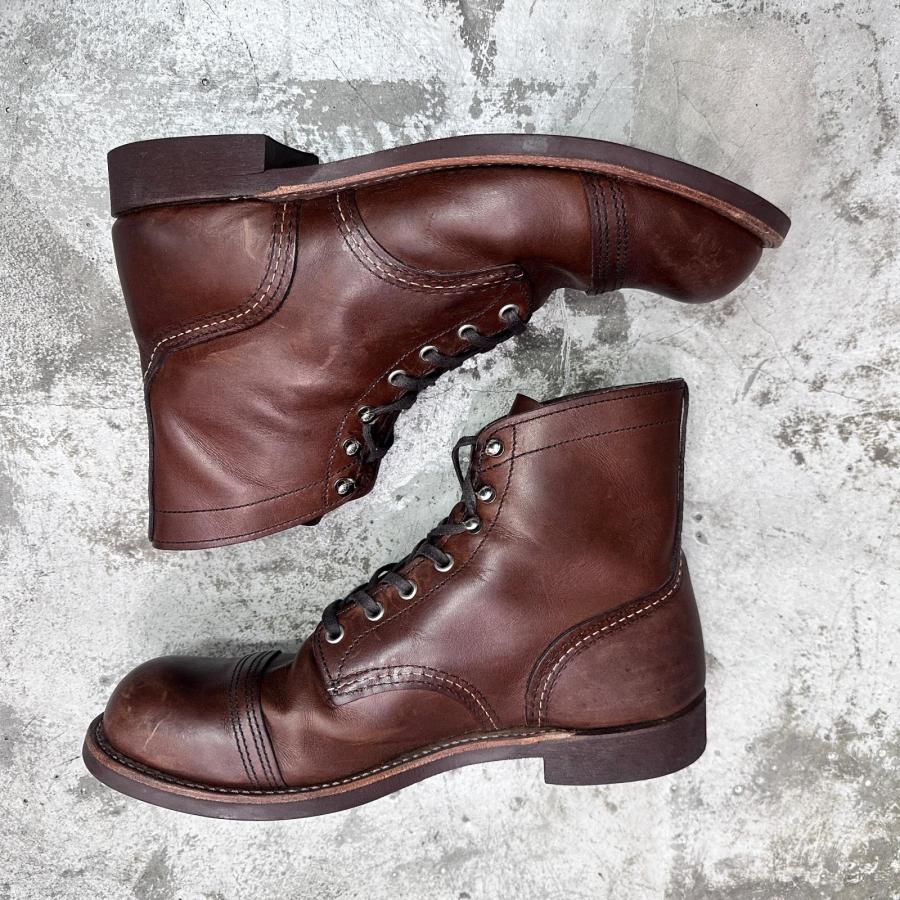 参考上代55550円 RED WING Iron Ranger アイアンレンジャー アンバー