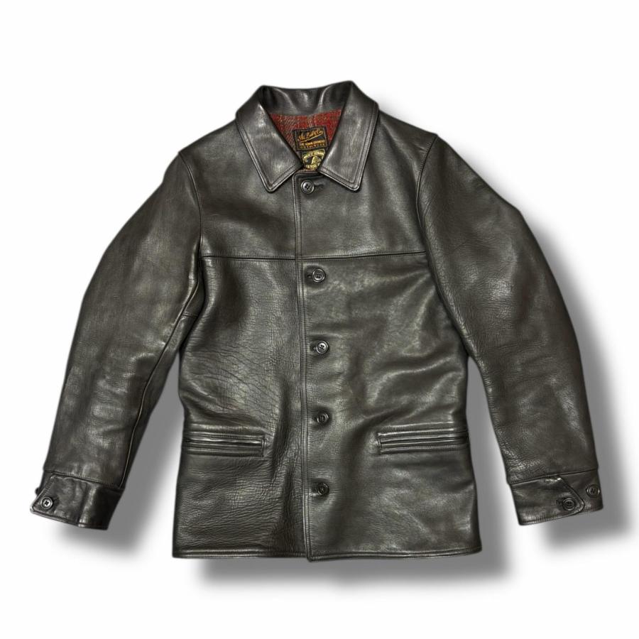 At Last ＆ Co ホースハイド シングル カーコート レザージャケット 革