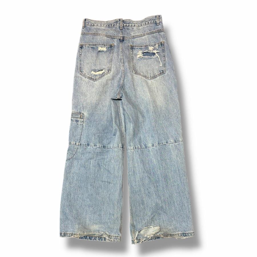 BREATH BLESS 24AW GRUNGE WIDE DENIM PANTS グランジ ワイドデニム 
