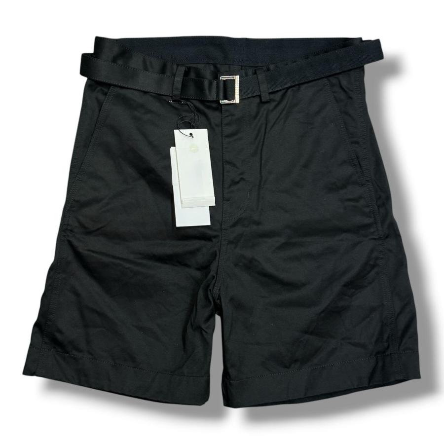 sacai（サカイ） 24SS コットンベルテットショーツ 24-03318M ブラック