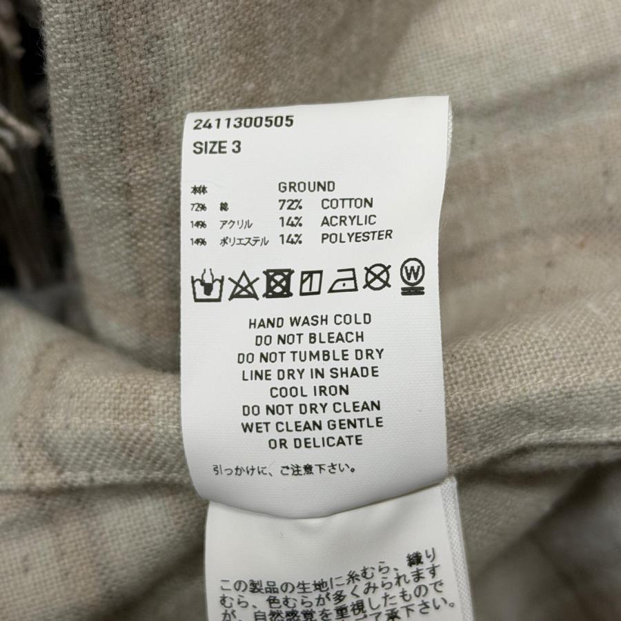 参考上代59400円 未使用 SUGARHILL 24SS JAZZ NEP OMBRE PLAID FRINGE