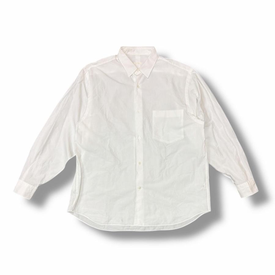 参考上代26,400円 COMOLI 22AW shirt コモリシャツ 長袖シャツ コモリ