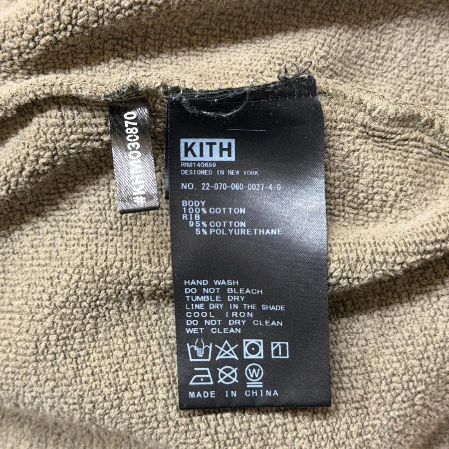 KITH Reverse Paneled Crewneck リバースロゴ刺繍 クルーネック