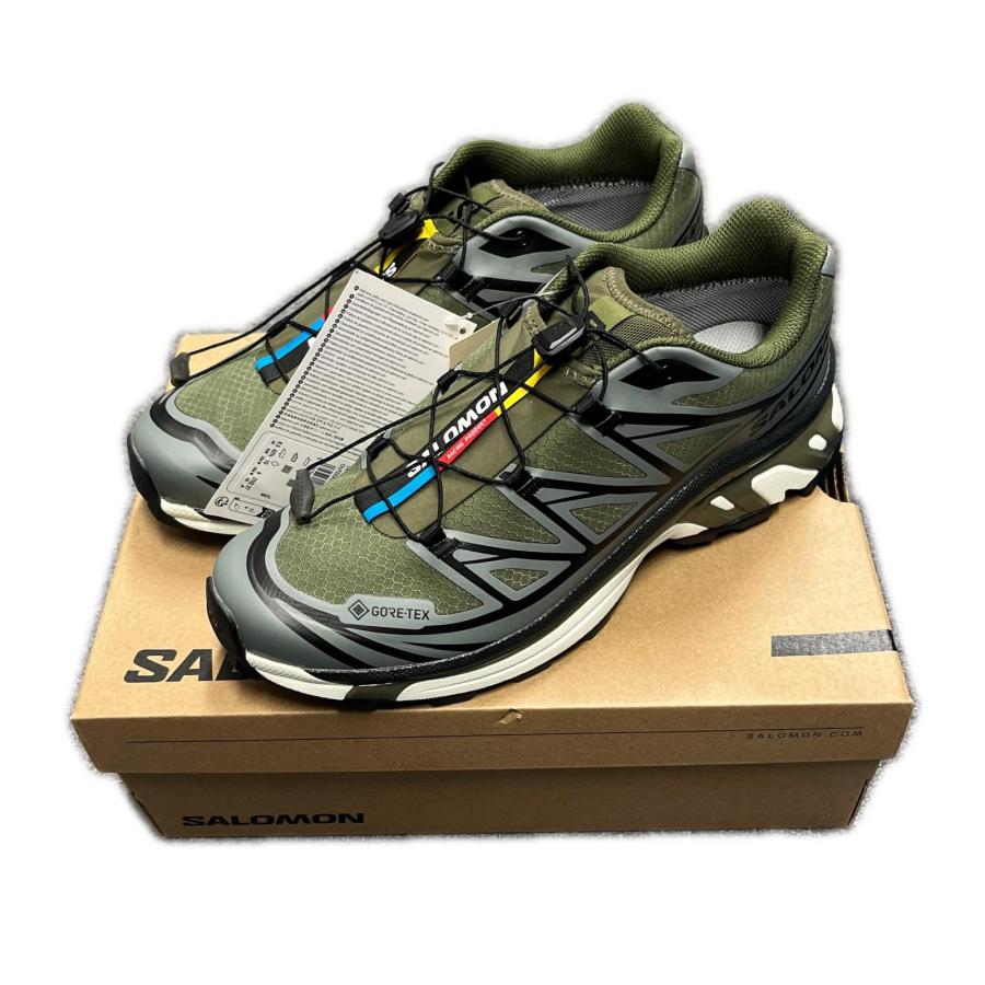 未使用品 SALOMON サロモン XT-6 GORE-TEX スニーカー 477327 Olive