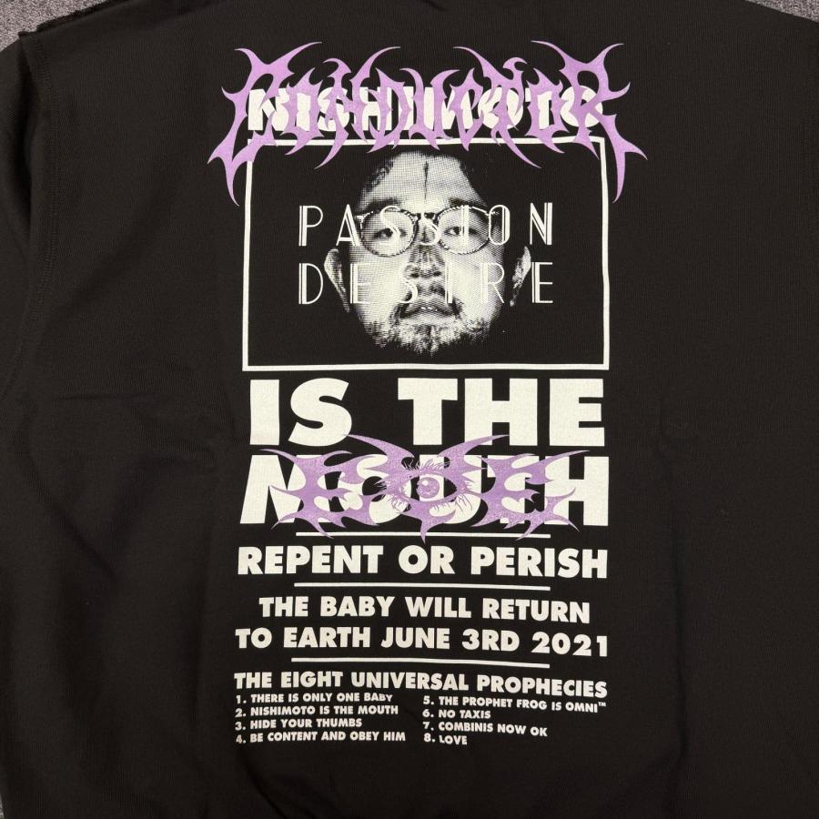 未使用 el conductorH × NISHIMOTO IS THE MOUTH 24SS COTTON CLASSIC CREWNECK SWEATER スウェット トレーナー コラボ コンダクター PD24MC05 ブラック 4_2