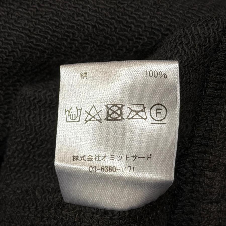 未使用 el conductorH × NISHIMOTO IS THE MOUTH 24SS COTTON CLASSIC CREWNECK SWEATER スウェット トレーナー コラボ コンダクター PD24MC05 ブラック 4_3