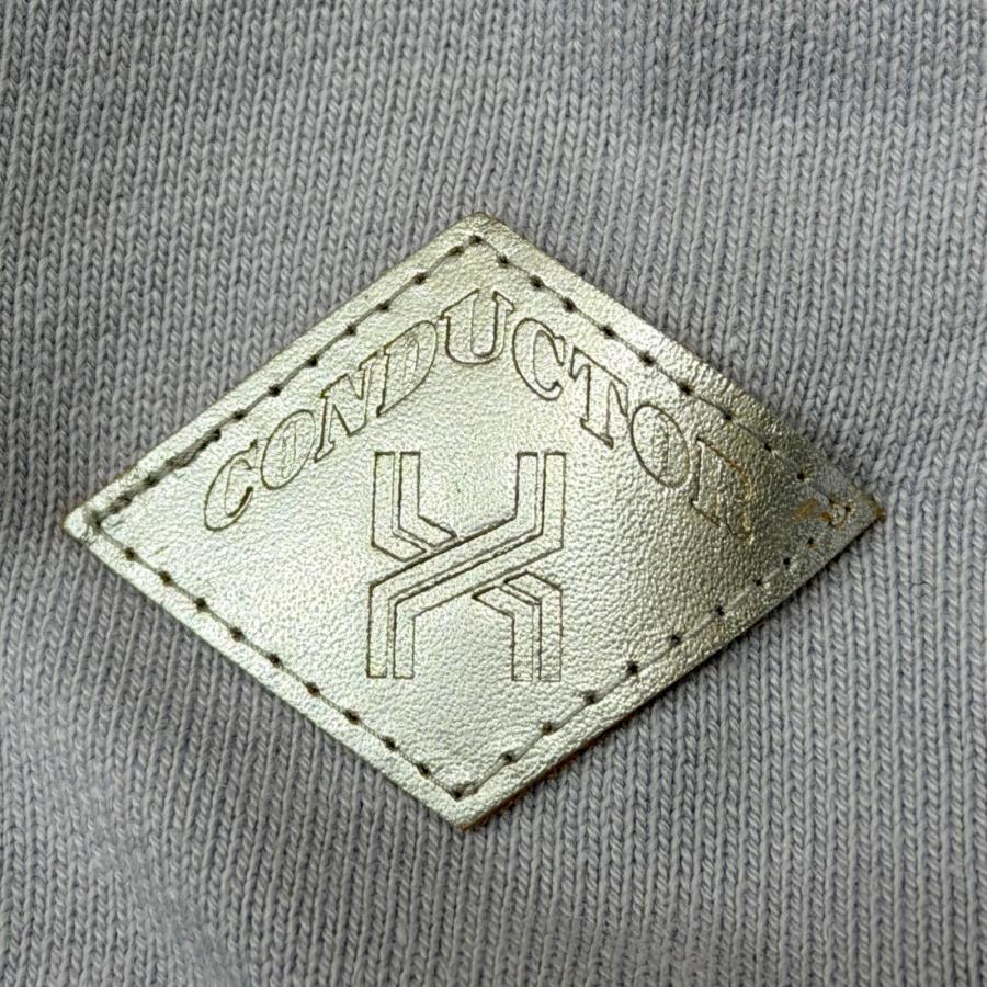 未使用 el conductorH 24SS COTTON CLASSIC CREWNECK SWEATER プリント クルーネック スウェット トレーナー コラボ コンダクター PD24MC05 ラベンダー 4_5