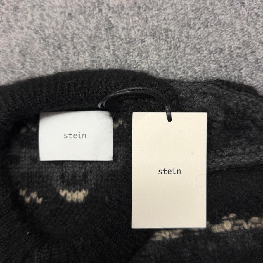 未使用 stein(ssstein) 22AW Silk Mohair Fair Isle Knit Cardigan