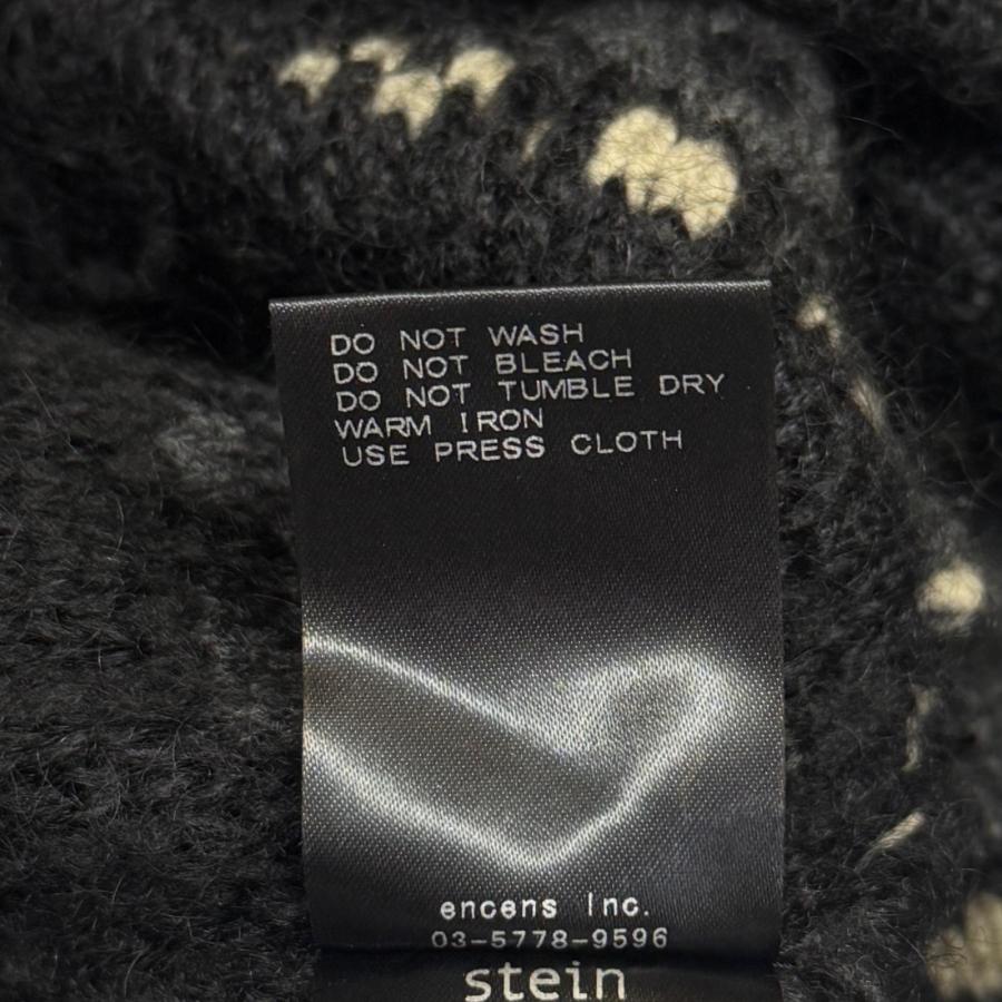 未使用 stein(ssstein) 22AW Silk Mohair Fair Isle Knit Cardigan