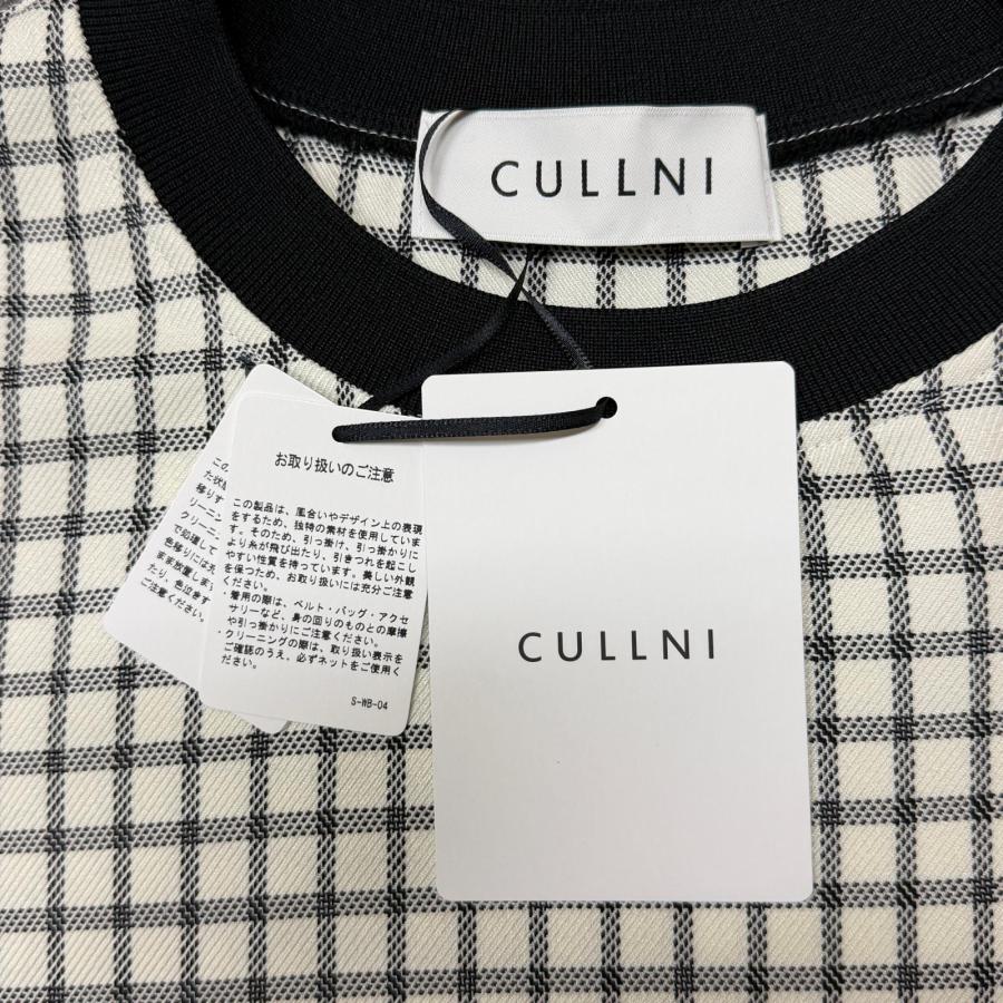 参考上代26400円 未使用 CULLNI 25SS Check Drawstring Long Sleeve