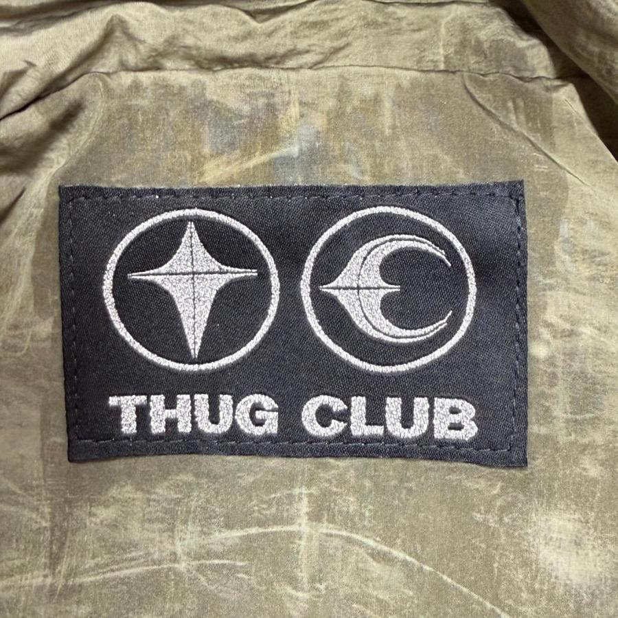 未使用品 THUG CLUB サグクラブ 25SS Scarred Bio Soldier Trench Coat スカーレッドバイオソルジャートレンチコート TC25CT0101 カーキ 1 4744M_4
