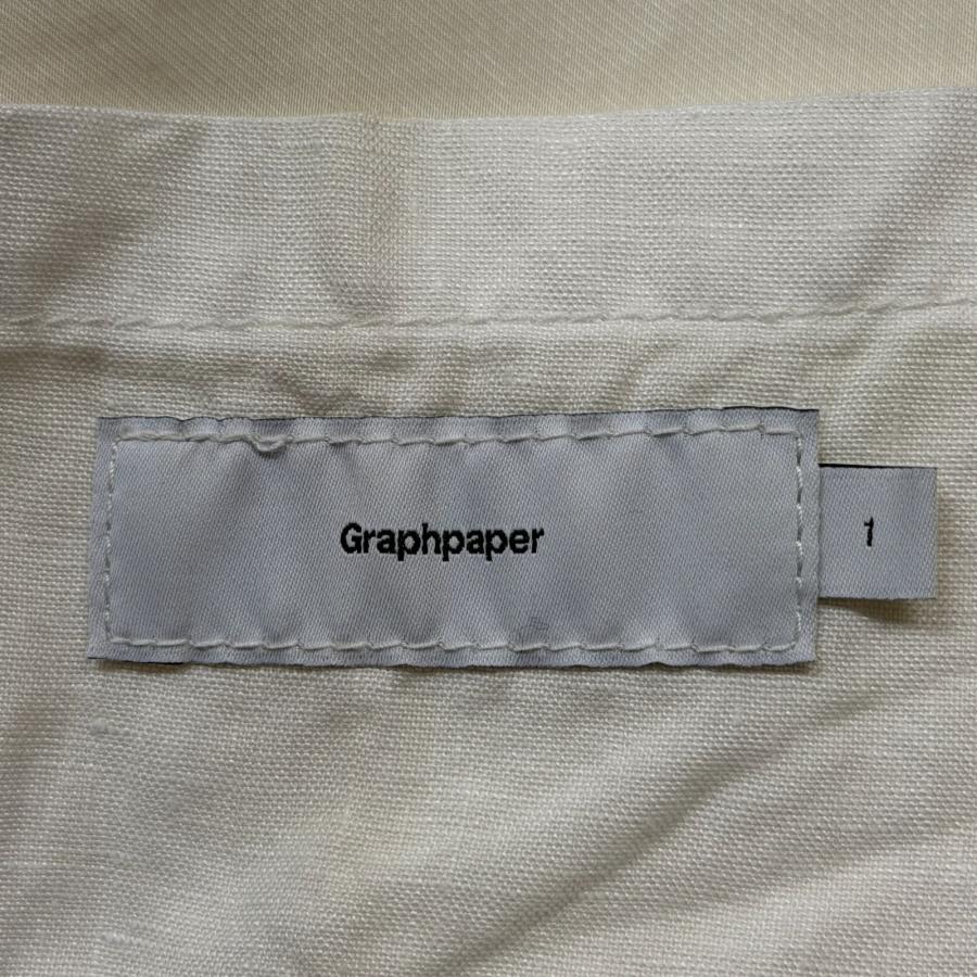 【未使用品】graphpaper Re 別注 リネン バンドカラー カバーオール Graphpaper グラフペーパー Linen Band Collar Coverall リネンバンド
