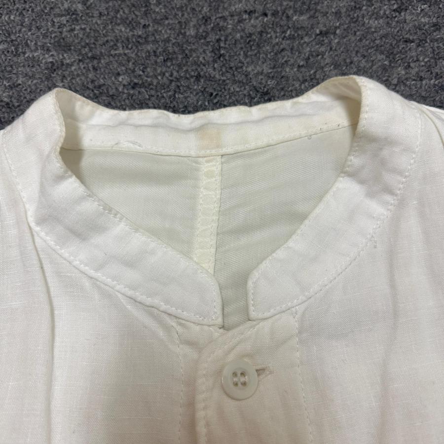 【未使用品】graphpaper Re 別注 リネン バンドカラー カバーオール Graphpaper グラフペーパー Linen Band Collar Coverall リネンバンド